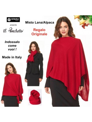 Il Ponchetto Coprispalle Misto Lana Alpaca Donna CC-PONC21